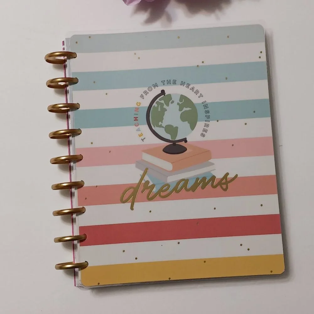 The Happy Planner 12-month Teacher Planner - Undated (Lined Vertical Layout)